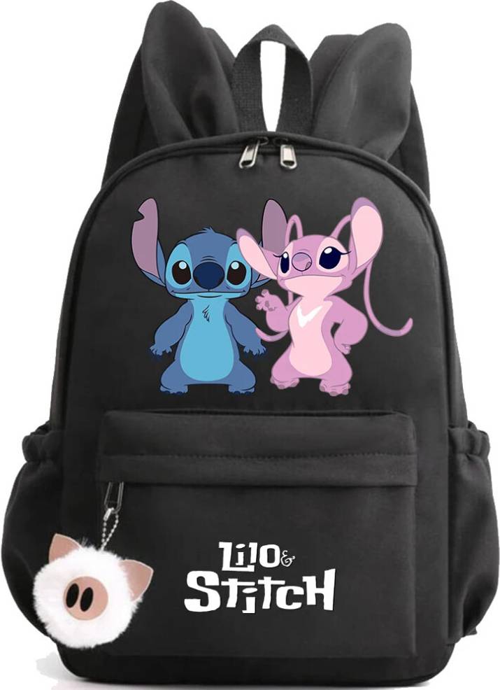 SRJ STAR Cartoon Pattern Rabbit Ears Backpack - Student