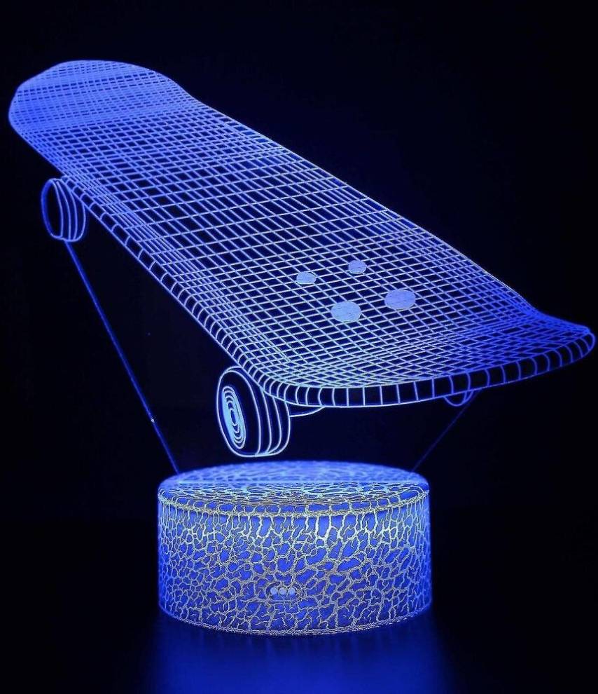 HKHBJS 3D Touch Remote Control Light Night Light