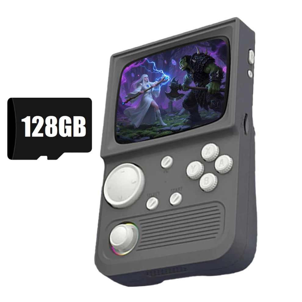 Sans Marque R36T Retro Handheld Game Console 128G
