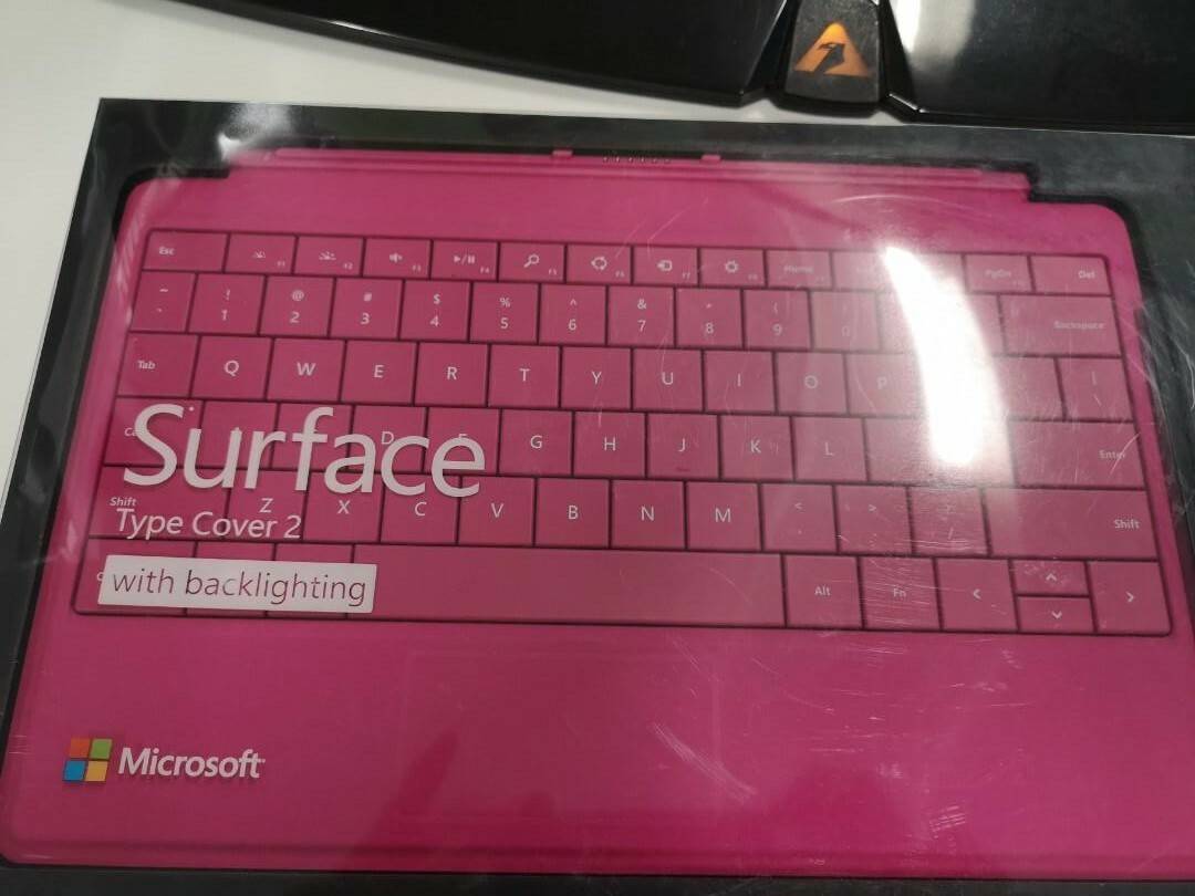 Surface pro 2 Microsoft Surface Rt 2 Pro 1 Pro 2 Type Cover 2 Keyboard 1561 Pink