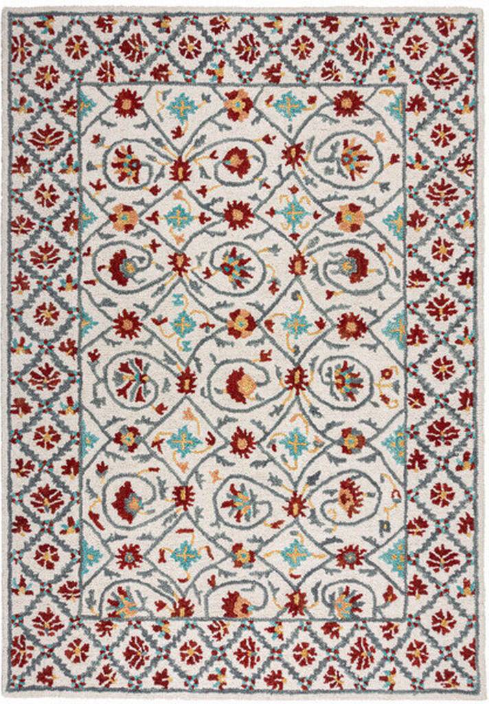XXXlutz Iris Traditional Wool Rug Red