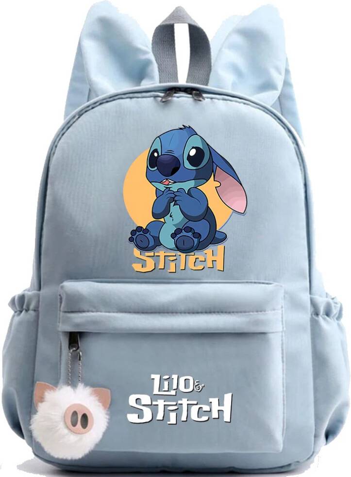 SRJ STAR Cartoon Pattern Rabbit Ears Backpack - Student