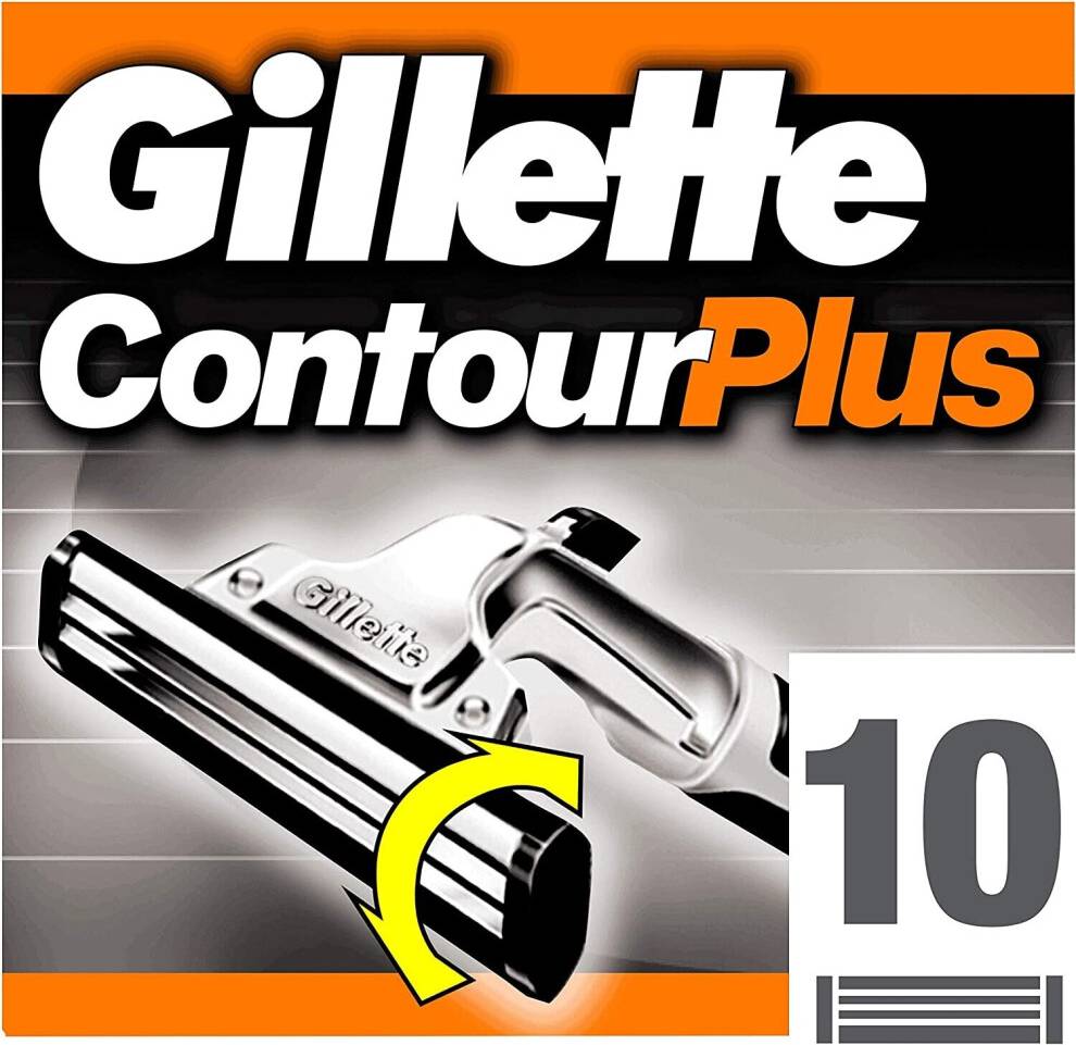 Gillette Contour Plus Replacement Razor Blades Pack 10