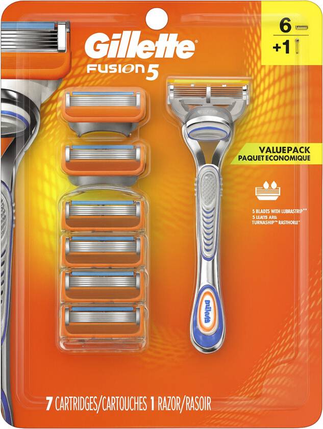 Gillette Fusion5 Rakhyvel 6 st Rakblad
