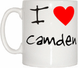 TeeTreeDesigns I Love Heart Camden Cup & Mug