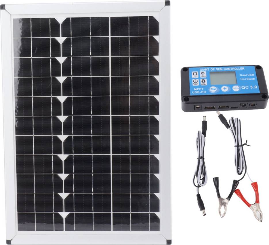 100W Monocrystalline Solar Panel Kit