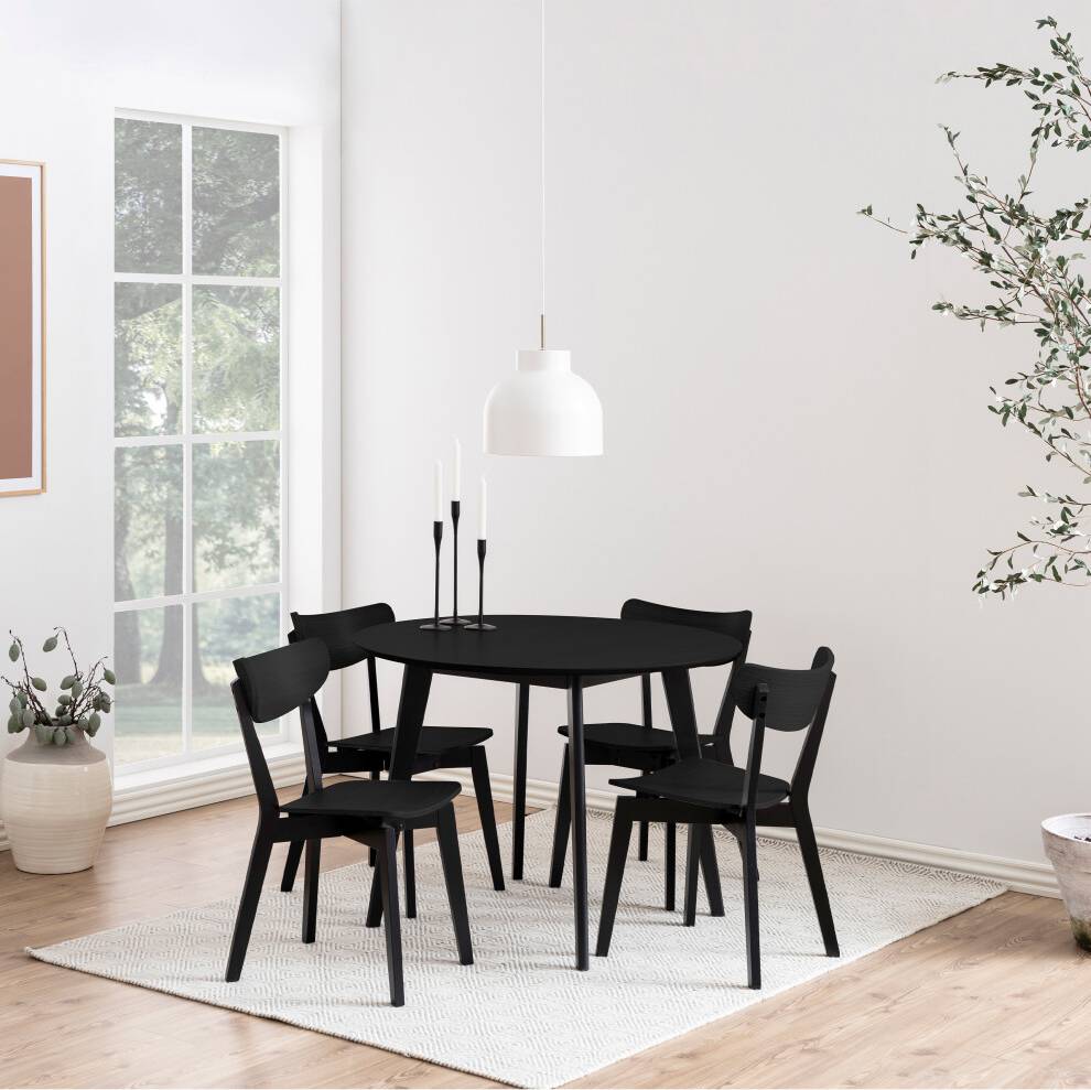 Furniture To Go Roxby Round Table 105x76cm Dining Set