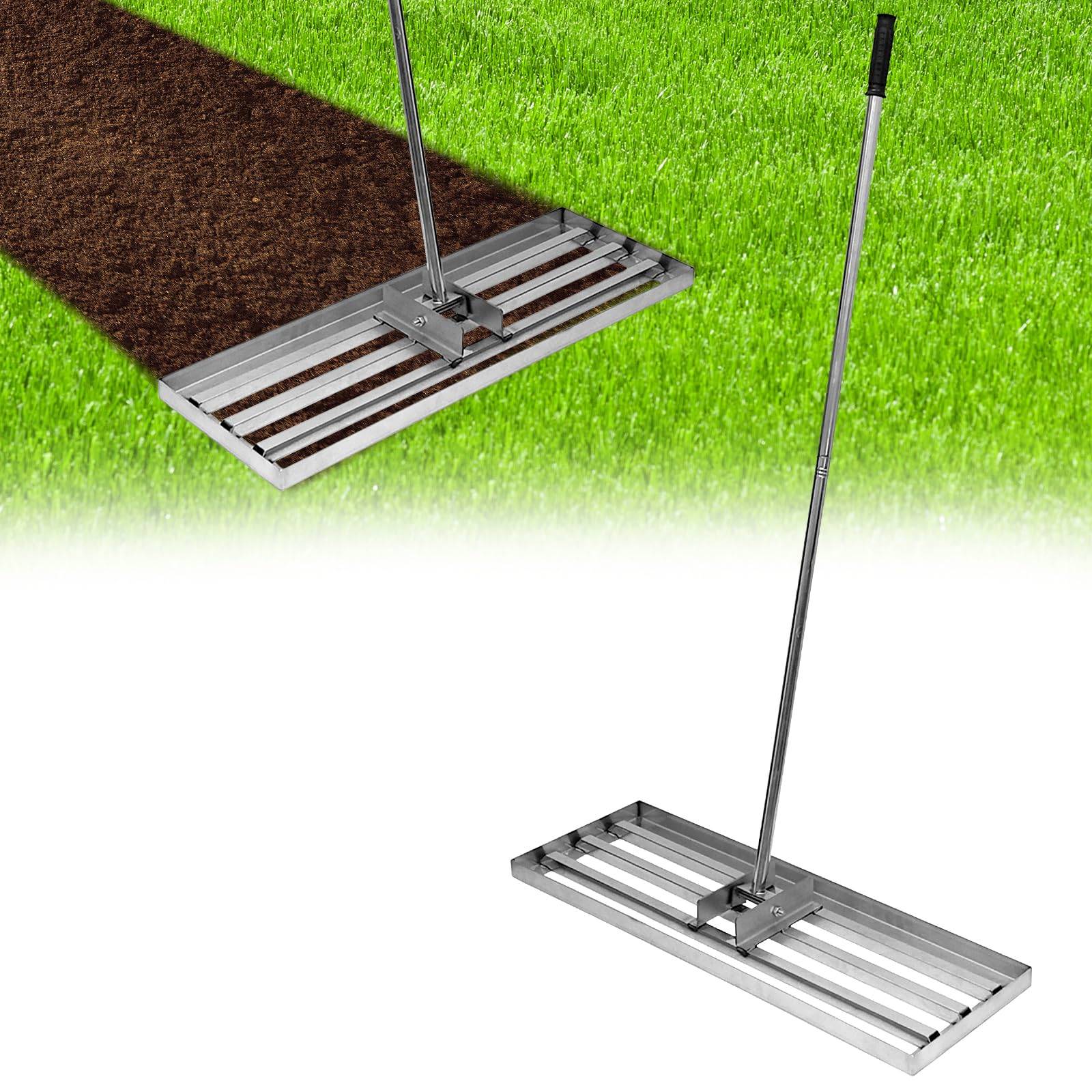 Garden rake Garvee Lawn Leveling Rake 30 x 10