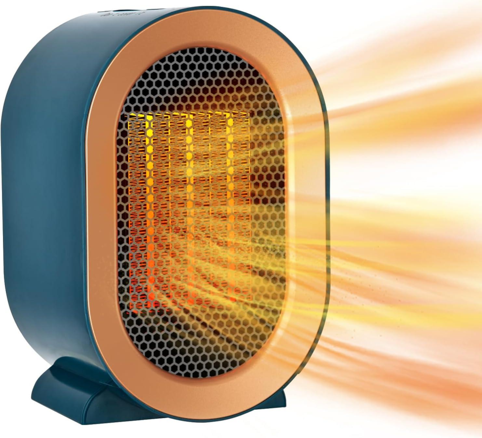 1200W Ceramic Plug In Fan Heater