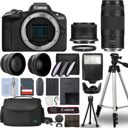 Canon eos r50 kit Canon EOS R50 Mirrorless Camera Kit