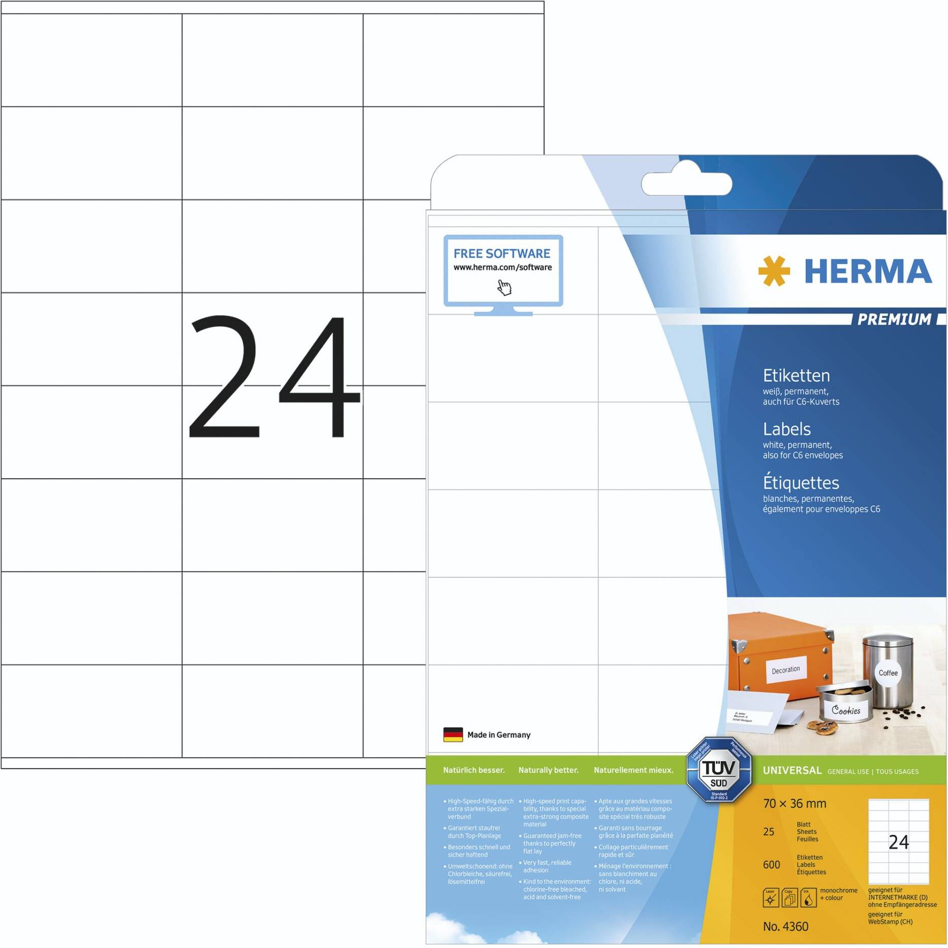 Premium Labels A4
