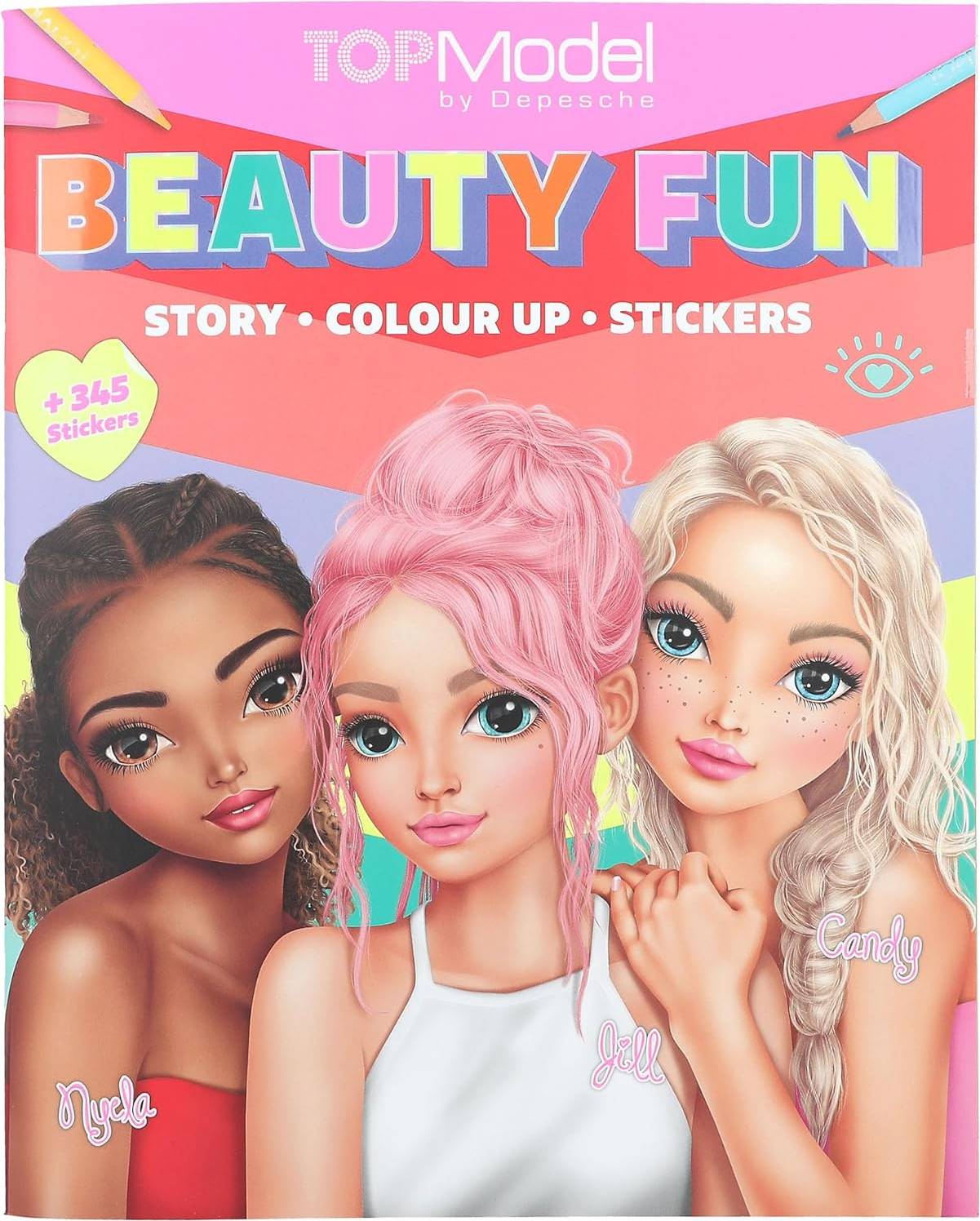 Depesche TopModel Beauty Fun Colouring Book
