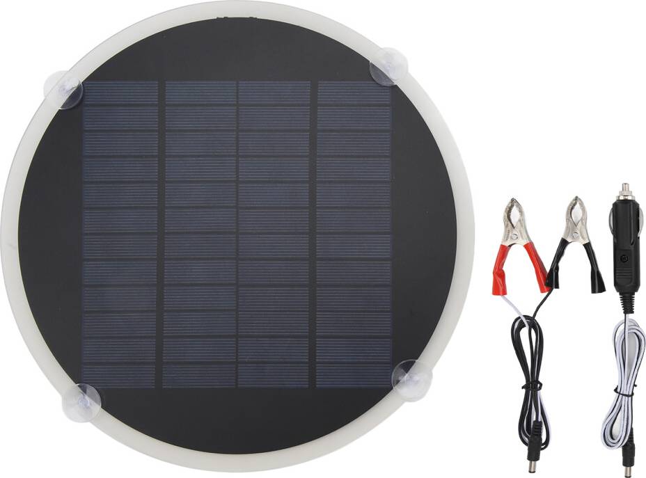 Round Solar Cell Panel Mini Monocrystalline Epoxy