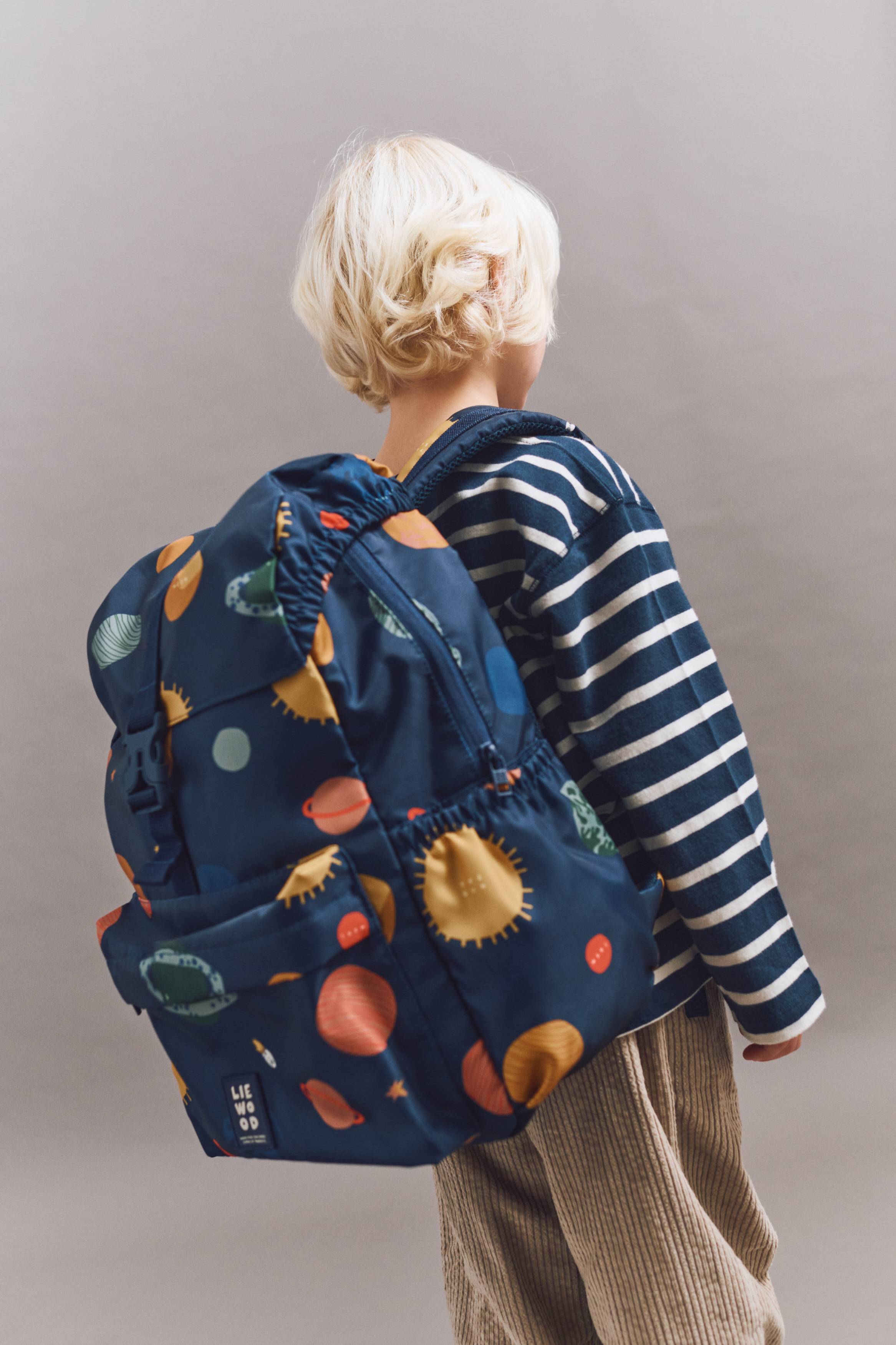 Johnny Printed Backpack - Blue