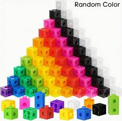 Shein Random Color Multi-Color Educational Cubes