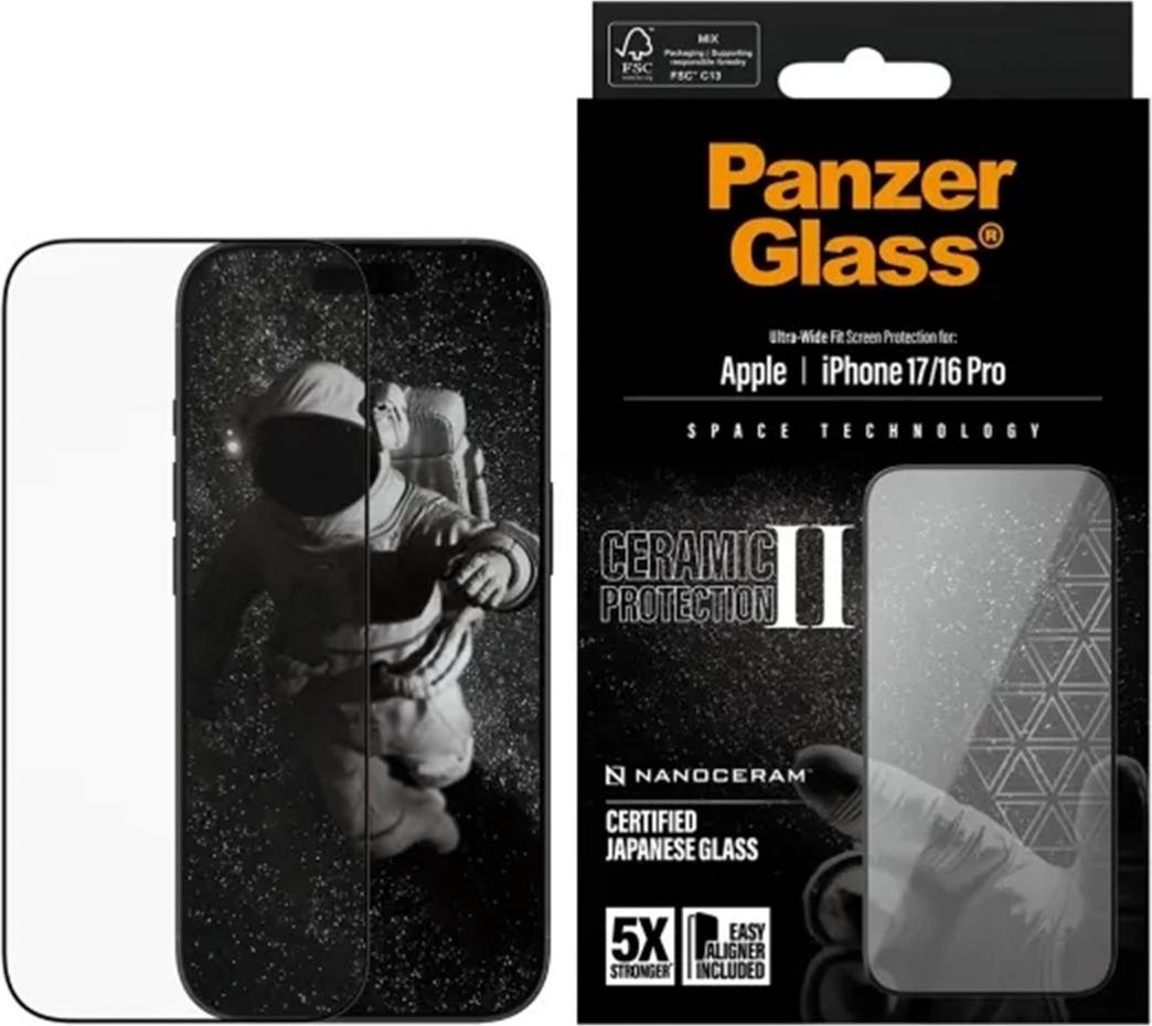 Ceramic II Screen Protector iPhone 17 16 Pro