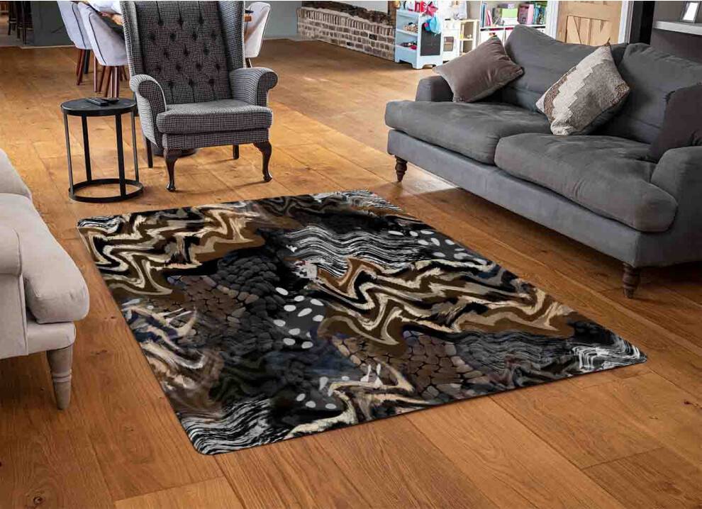Benjamin African Print Rug