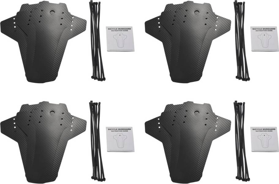 Torribaly 8Pcs Mountain Bike Front Rear Mud Guard