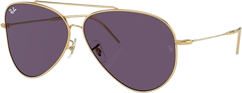 Ray-Ban Aviator Reverse Solbriller - Guld