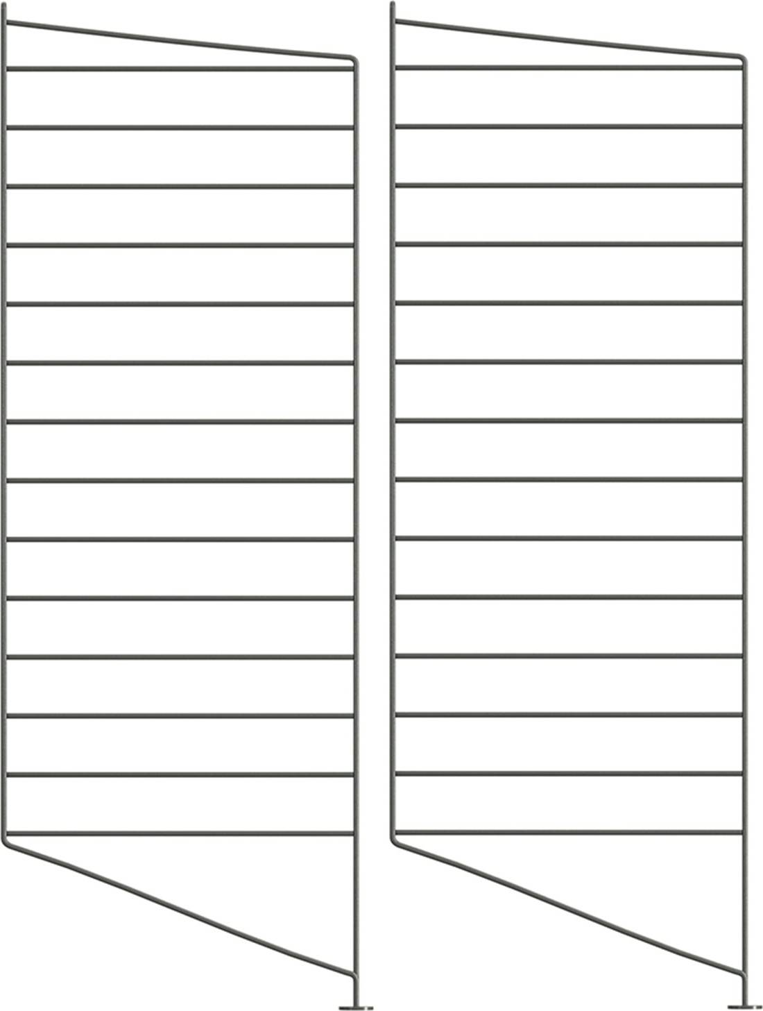 String Panels Dark Grey Shelving System