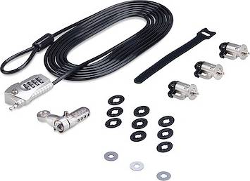 Laptop desk StarTech Laptop Desktop & Peripheral Lock Kit 9.8ft 3 m