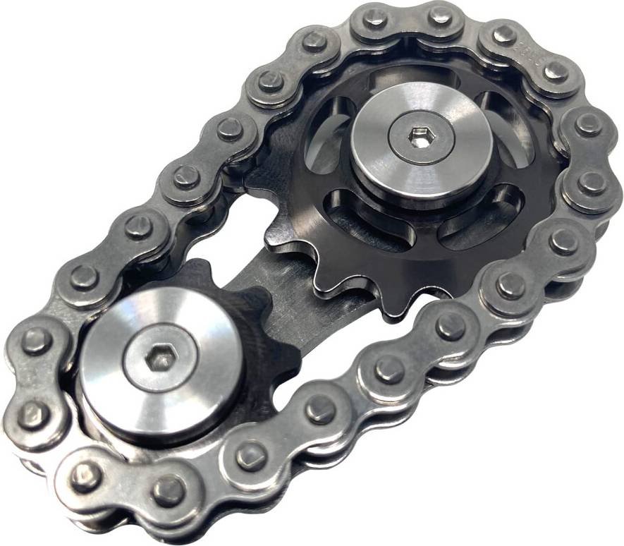 Cykelkde Gear Fidget Spinner Rustfrit