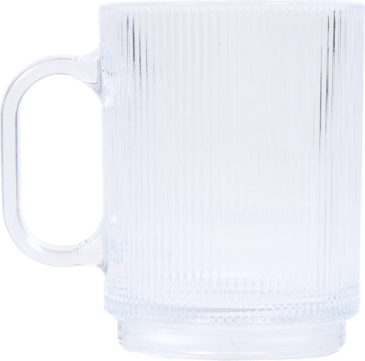 Clear Ribbed White