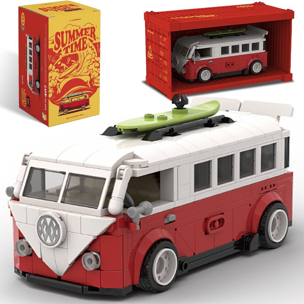 VW Transporter Camper Car Building Blocks Kit