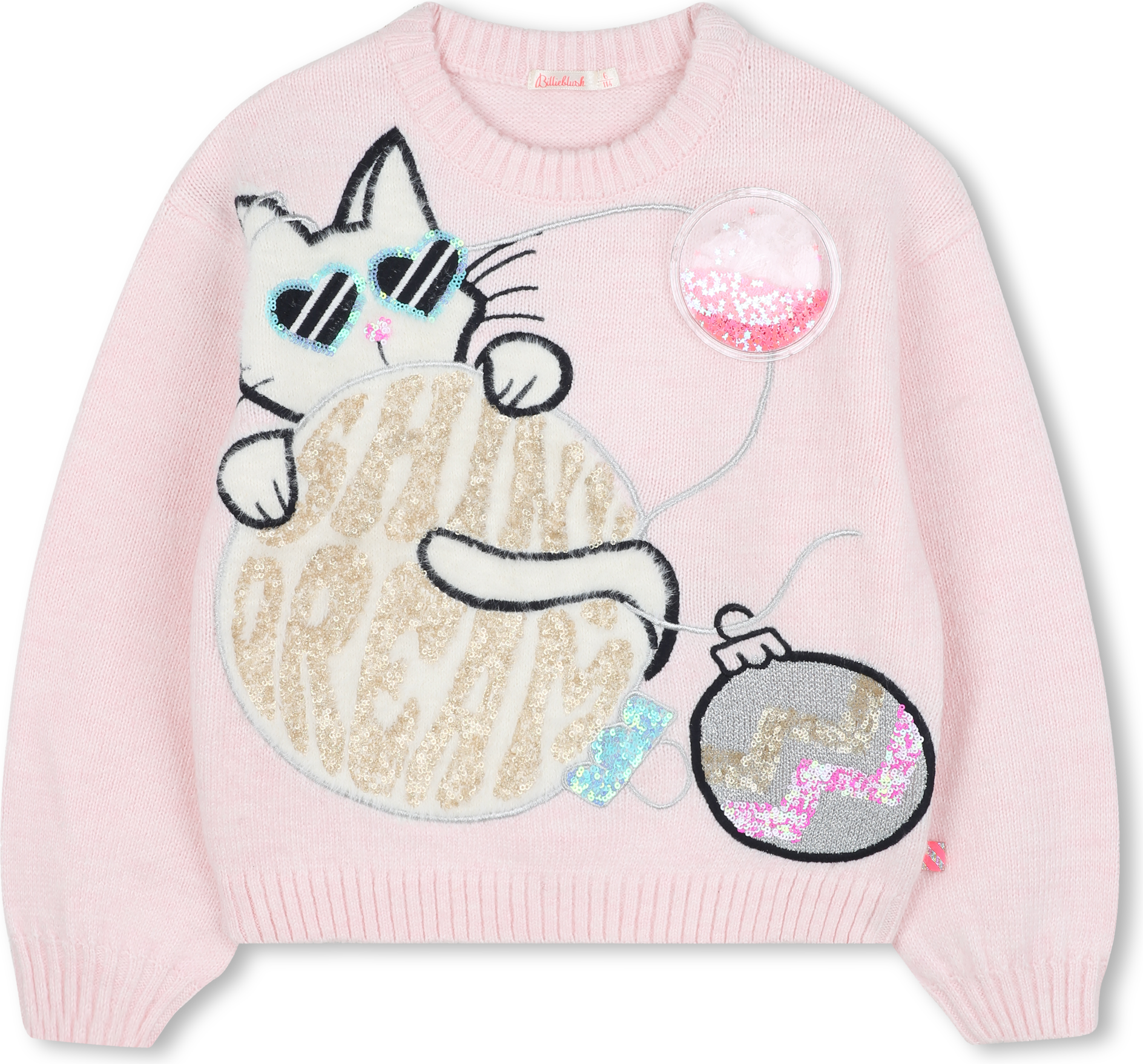 BillieBlush Tröja Stickad Rosa Mod