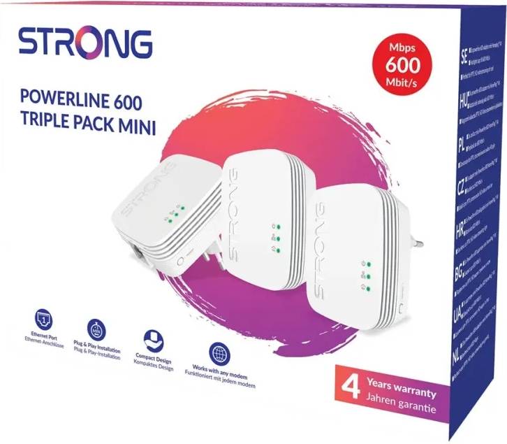Strong Powerline 600 Mini PLC Adapter