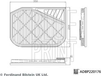 Blue Print Luftfilter ADBP220176