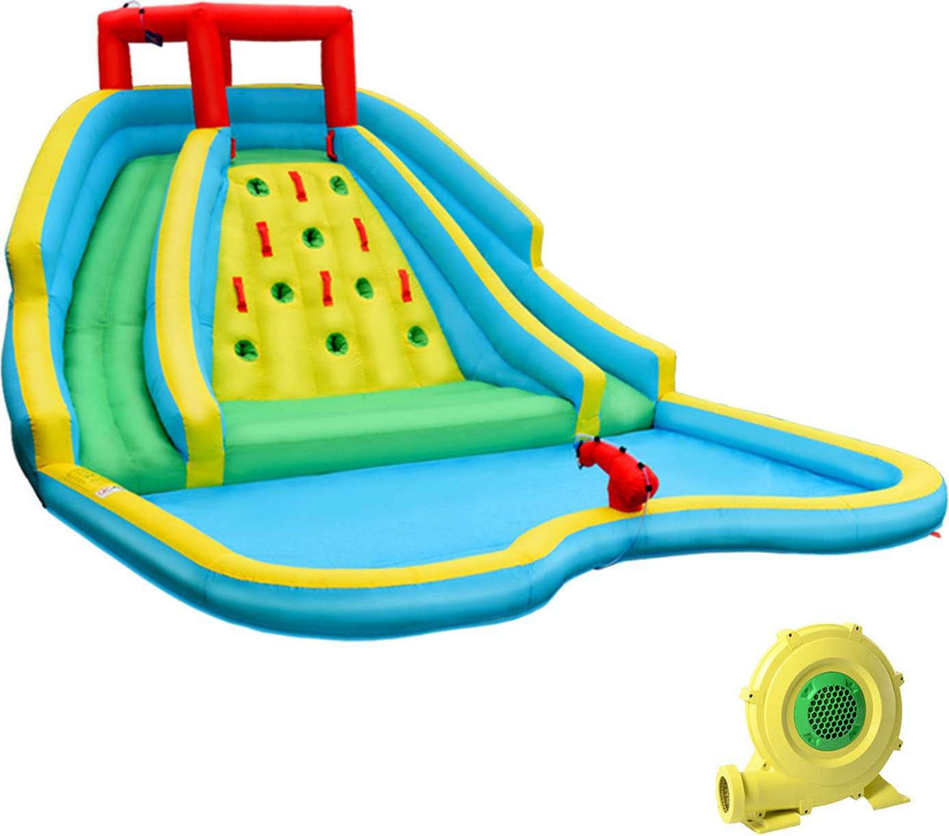 Inflatable water park SlickBlue Kids Inflatable Water Park 178 Inch