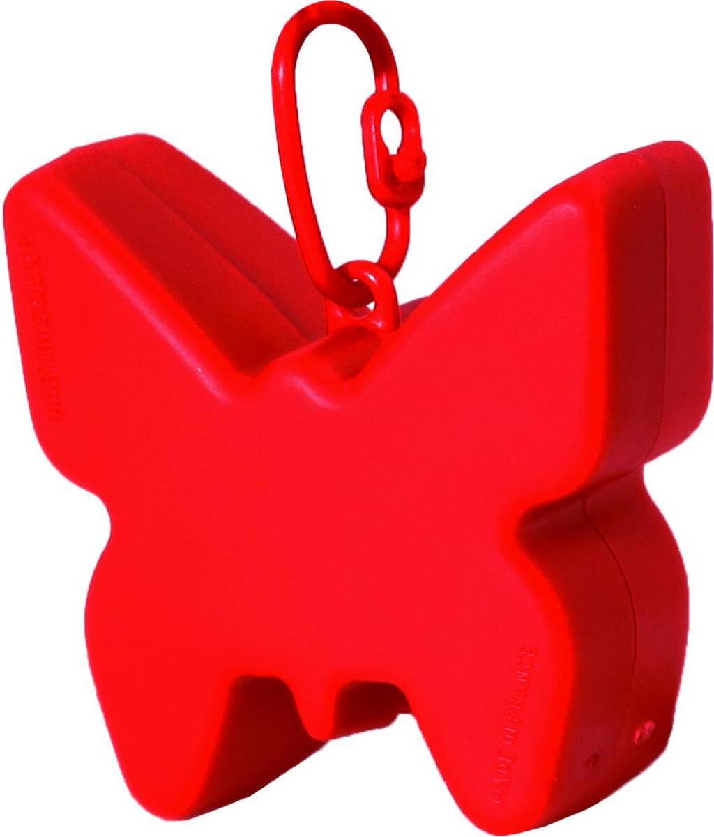 Martin Sellier Butterfly Poop Bag Dispenser Rouge