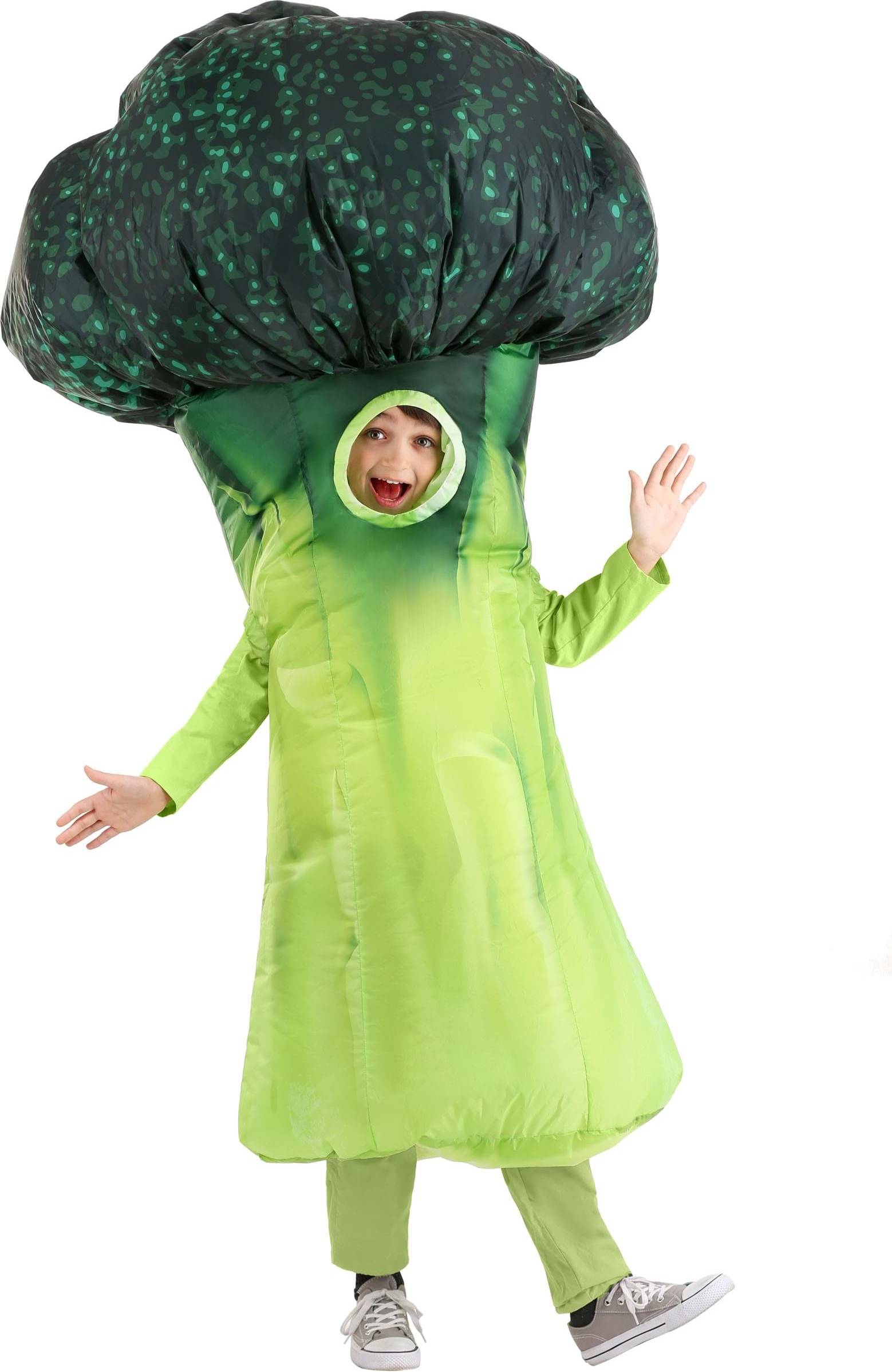 Fun Costumes Inflatable Scrumptious Broccoli Kids Costume Green