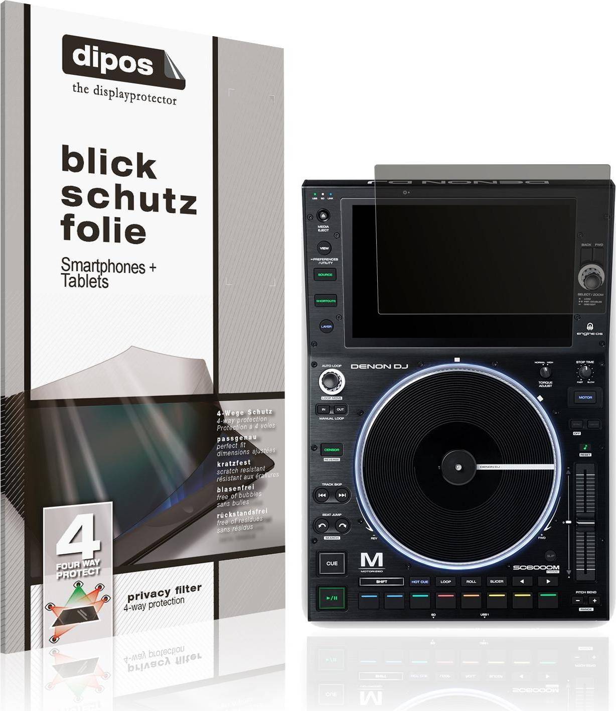 Dipos Screen Protector Denon DJ SC6000M Privacy Filter
