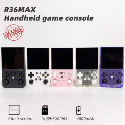 Handheld gaming Shein R36MAX Handheld Game Console 18000 Games