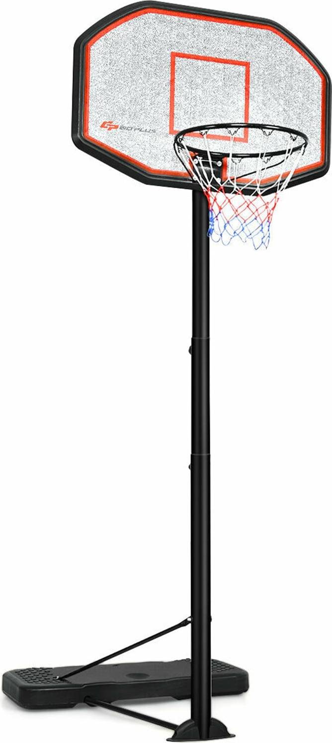 Basketball hoop height Costway 10ft 43 Inch Backboard Adjustable Height System