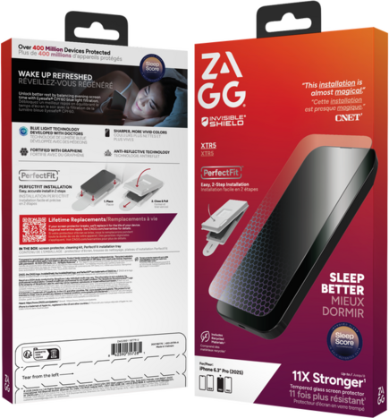 Zagg InvisibleShield XTR5 iPhone 17 Pro Screen Protector