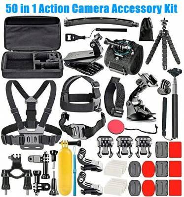 Gopro hero 50 Pcs GoPro Hero Accessory Kit Bundle