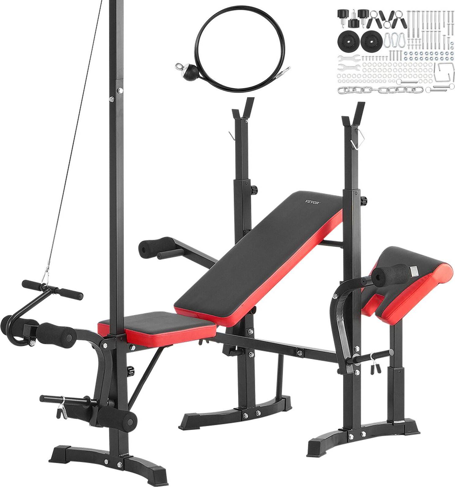 Weight bench VEVOR Multi-Functional Adjustable Weight Bench