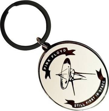 First In Space Oval Keyring Keychain