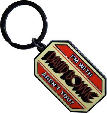 David Bowie Im With Keyring Keychain