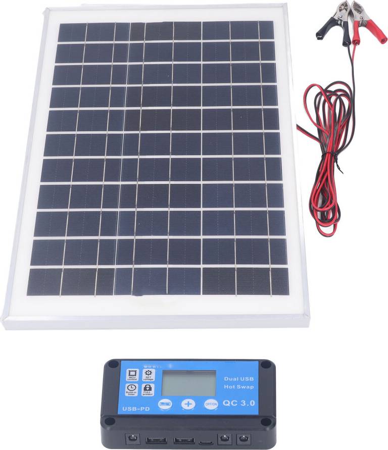 Compact 50W Solar Panel 18V MPPT Controller
