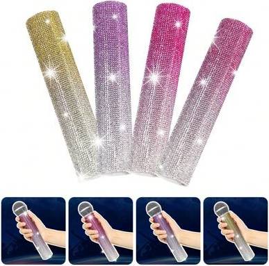 Shein New Gradient Multi-Color Microphone Cover