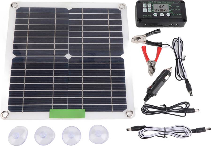 200W 12V Portable Solar Panel Kit