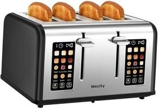 Mecity 4 Slice Toaster With Touch Screen