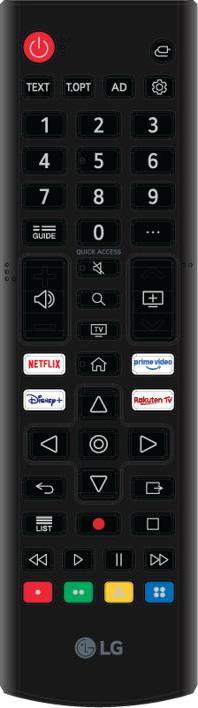 LG Universal Remote Control SR25GA