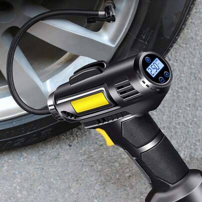 Air compressor tire inflator Shein Car Air Compressor Digital Tire Inflator