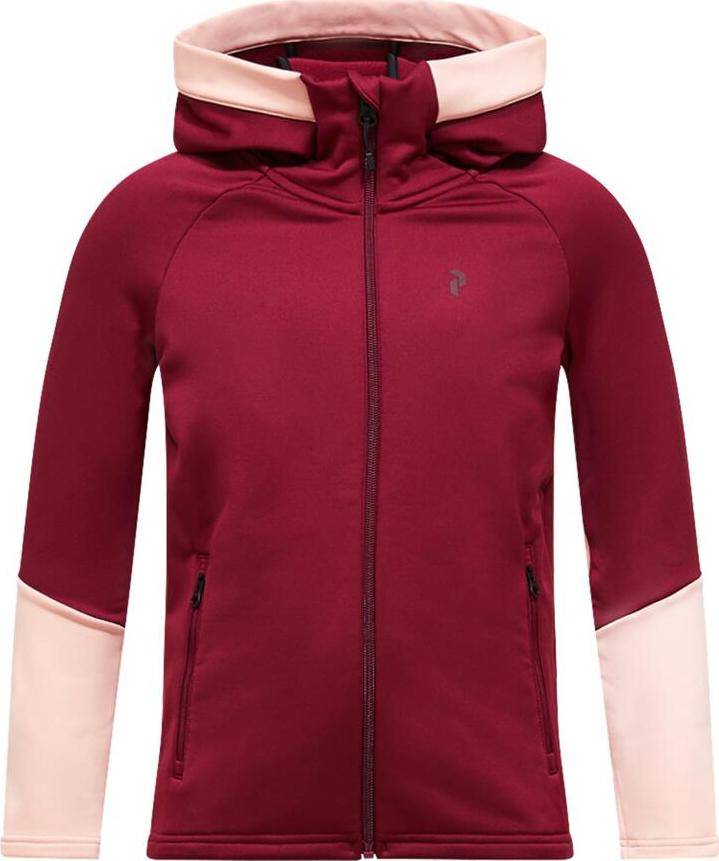 Peak Performance Junior's Rider Essentials Zip Jacket Vertical - Röd