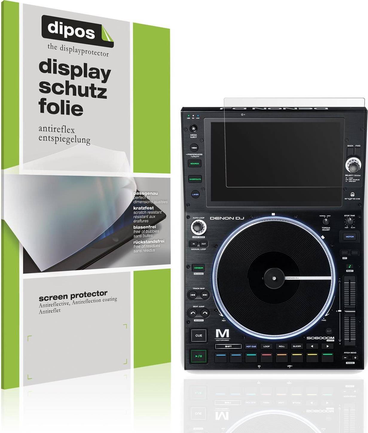 Dipos Screen Protector For Denon DJ SC6000M